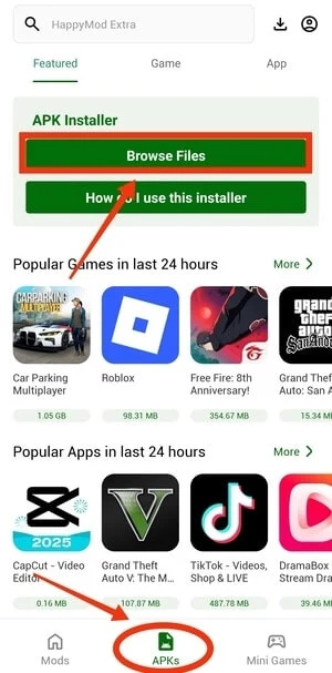 Temukan Pemasang APK ModExtra